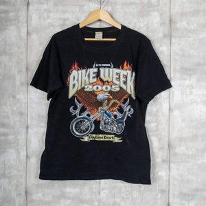 Bike Week Motorcycle Vintage T-shirt Size Large